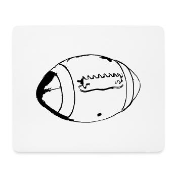 American Football American Vector Pride - Tapis de souris (format paysage) - blanc - Devant