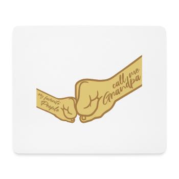 People Call Me Grandpa - Mousepad (Querformat) - Weiß - Vorne