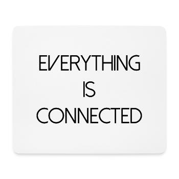 everything is connected love connection relationship - Mouse Pad (horizontal) - white - Front