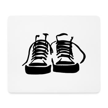 Sneakers - Mouse Pad (horizontal) - white - Front