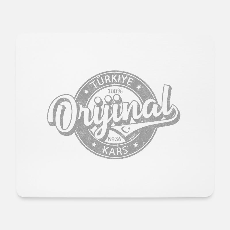 Kars - Mousepad (Querformat) - Weiß