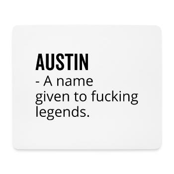 Austin ein Name für verdammte Legenden - Mousepad (Querformat) - Weiß - Vorne