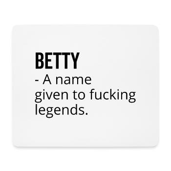 Betty un nom donné à Fucking Legends - Tapis de souris (format paysage) - blanc - Devant