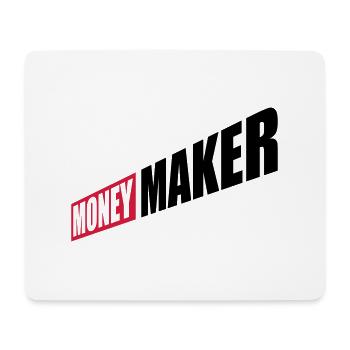 Entrepreneur Money Maker Logo - Mouse Pad (horizontal) - white - Front