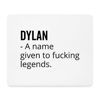 Dylan ein Name für verdammte Legenden - Mousepad (Querformat) - Weiß - Vorne
