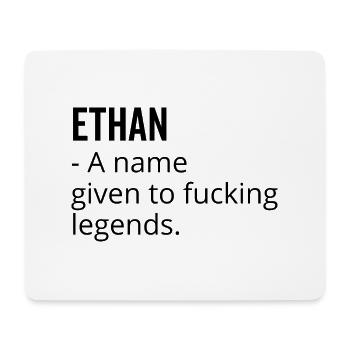 Ethan ein Name, der Fucking Legends gegeben wurde - Mousepad (Querformat) - Weiß - Vorne