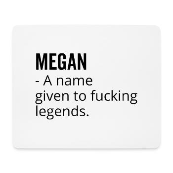 Megan un nom donné à Fucking Legends - Tapis de souris (format paysage) - blanc - Devant