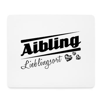 Aibling - Lieblingsort mit Stadtnamen - Mousepad (Querformat) - Weiß - Vorne