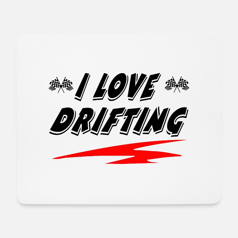 Car - Mouse Pad (horizontal) - white