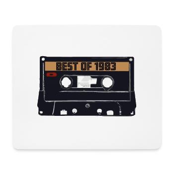 Best of 1983 - 40 Birthday Retro Gift Idea - Mouse Pad (horizontal) - white - Front