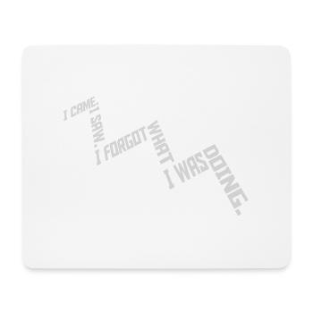 Je suis venu voir oublier - Tapis de souris (format paysage) - blanc - Devant