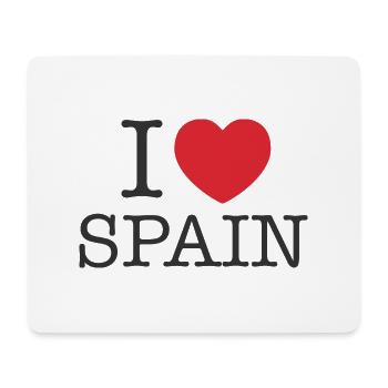 Ich liebe Spanien | Ich liebe España | I Herz Spanien - Mousepad (Querformat) - Weiß - Vorne