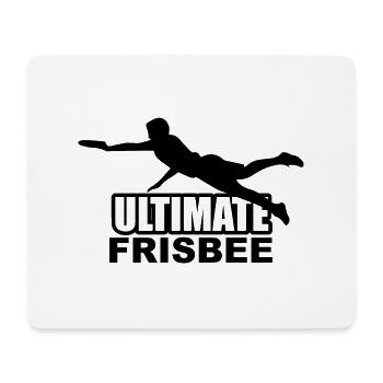 Frisbee Wurfscheibe Sport - Mousepad (Querformat) - Weiß - Vorne