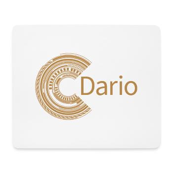 Für Dario - Mousepad (Querformat) - Weiß - Vorne