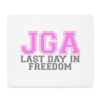 JGA - Last Day In Freedom - Mousepad (Querformat) - Weiß - Vorne