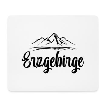 Erzgebirge Berge Heimat - Mousepad (Querformat) - Weiß - Vorne