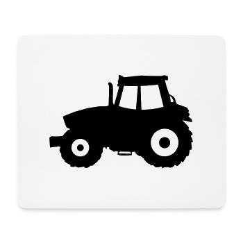 tracteur - Tapis de souris (format paysage) - blanc - Devant