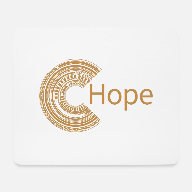 Für Hope - Mousepad (Querformat) - Weiß