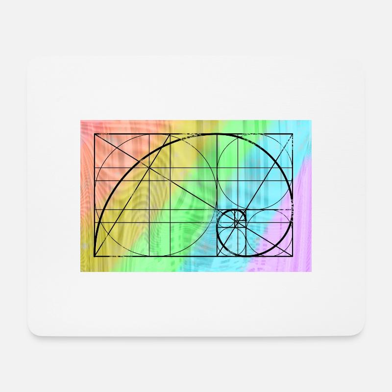 Golden ratio - Mouse Pad (horizontal) - white