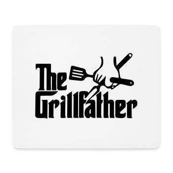 Der Grillvater - Mousepad (Querformat) - Weiß - Vorne