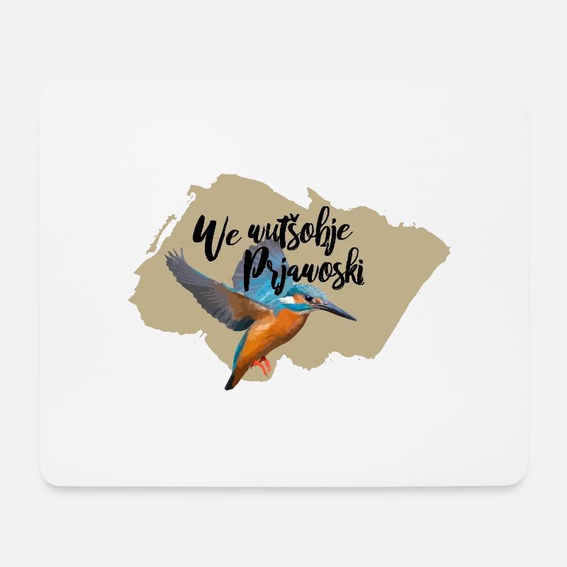 Fehrow Shirt grau einseitig We wutsobje prjawoski - Mousepad (Querformat) - Weiß