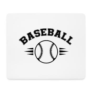 baseball - Mouse Pad (horizontal) - white - Front