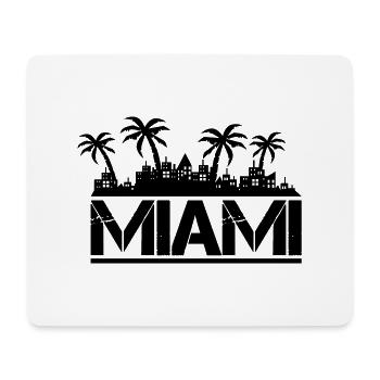 Miami - Tapis de souris (format paysage) - blanc - Devant
