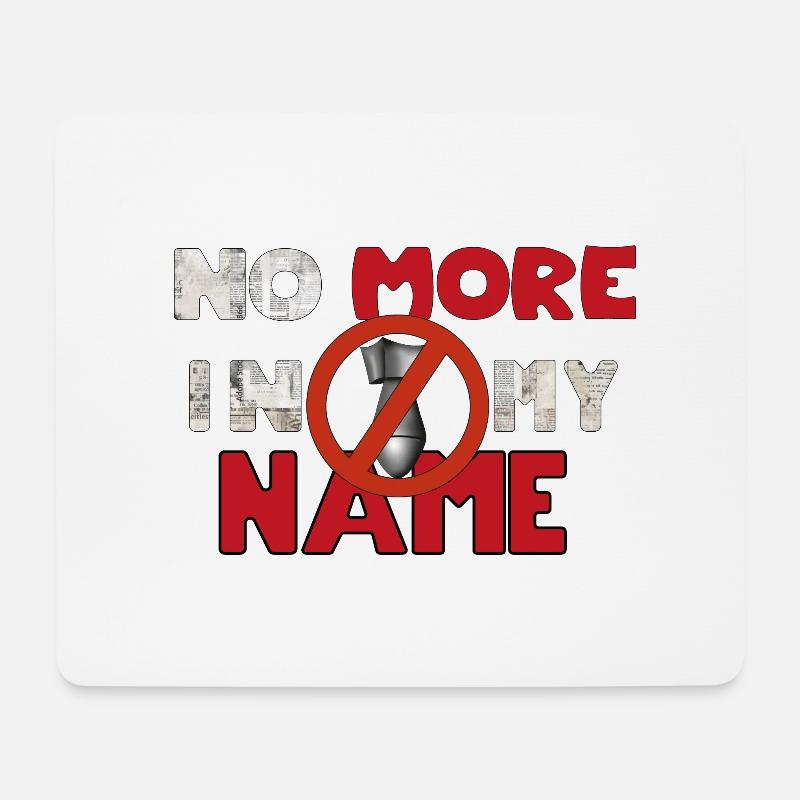 Nicht mehr in meinem Namen - Mousepad (Querformat) - Weiß