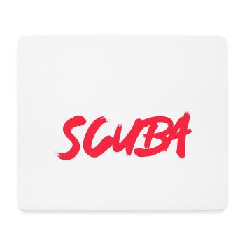 Read White Diving Flag Underwater Exploration - Mousepad (Querformat) - Weiß - Vorne
