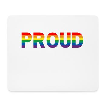 Proud Dad Pride - Mousepad (Querformat) - Weiß - Vorne