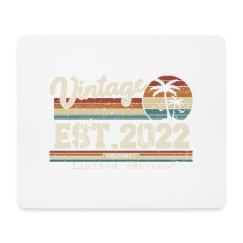 2022 Vintage Vintage Retro Birthday Gift - Mouse Pad (horizontal) - white - Front