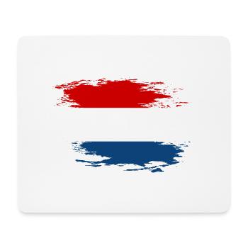 Holland flag used design - Mouse Pad (horizontal) - white - Front