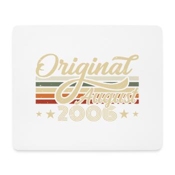 August 2006 Birthday August 2006 - Original 2006 - Mouse Pad (horizontal) - white - Front