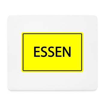 ortsschild essen - Mousepad (Querformat) - Weiß - Vorne