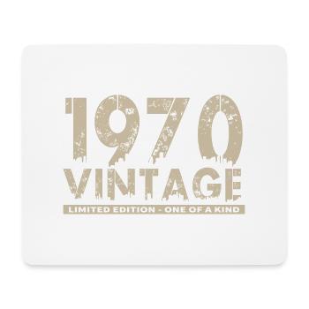 Jahrgang 1970er Bursdag - Unikat - Mousepad (Querformat) - Weiß - Vorne