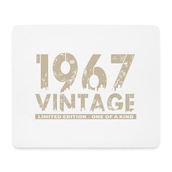 Jahrgang 1967 Bursdag - Unikat - Mousepad (Querformat) - Weiß - Vorne