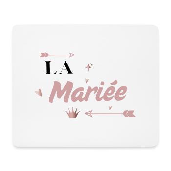 The Bride Pink Arrow - Mouse Pad (horizontal) - white - Front