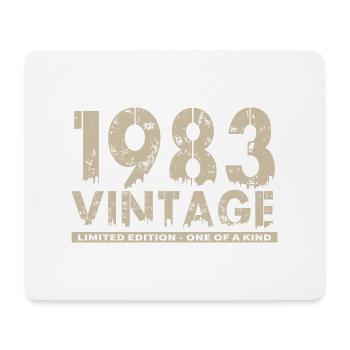 Jahrgang 1983 Bursdag - Unikat - Mousepad (Querformat) - Weiß - Vorne