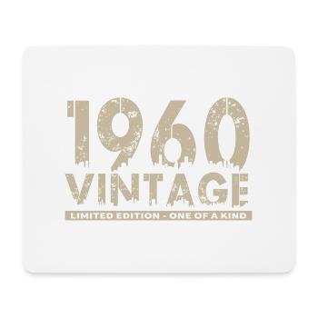 Jahrgang 1960er Bursdag - Unikat - Mousepad (Querformat) - Weiß - Vorne