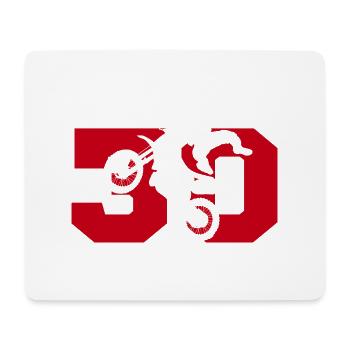 Moto 30 Biker - Mousepad (Querformat) - Weiß - Vorne