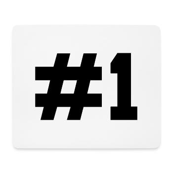 1 - Mousepad (Querformat) - Weiß - Vorne