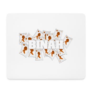 Binah als Vegas - Mousepad (Querformat) - Weiß - Vorne