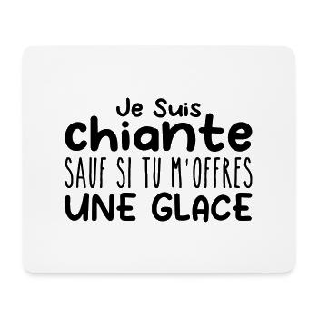 Frau, die anbetet: . Lustige Designs Humor - Mousepad (Querformat) - Weiß - Vorne