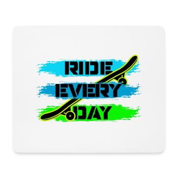 Skate - Mousepad (Querformat) - Weiß - Vorne