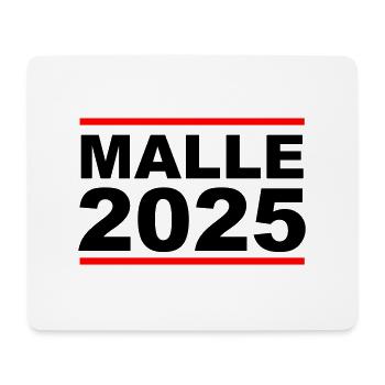 malle 2025 - Mousepad (Querformat) - Weiß - Vorne