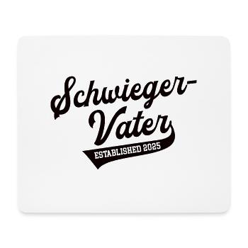 Schwiegervater 2025 Brautvater Schwiegerpapa in 25 - Mousepad (Querformat) - Weiß - Vorne