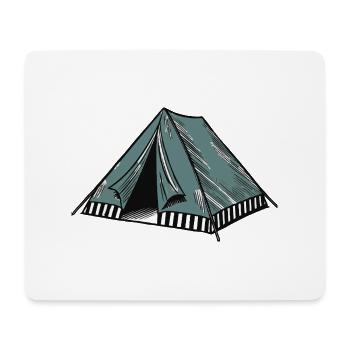 tent - Mouse Pad (horizontal) - white - Front
