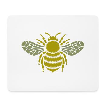 abeille - Tapis de souris (format paysage) - blanc - Devant