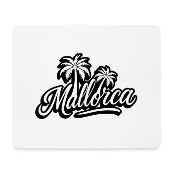 Palmiers de Majorque - Tapis de souris (format paysage) - blanc - Devant