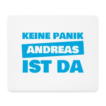 Prénom Andreas - Tapis de souris (format paysage) - blanc - Devant